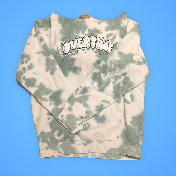 Overtime tie dye hoodie | ADLT MEDIUM | ***GOOD*** CONDITION - Picture 1 of 6